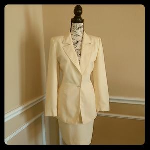 50% OFF!!! CLAUDE MONTANA 10 WOOL SKIRT SUIT ITALY